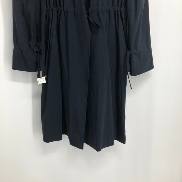 A.L.C.  Bristol Trench wool blend drawstring coat in Midnight navy blue size 10 - Picture 11 of 16